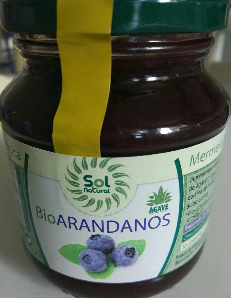 Mermelada ecológica arándanos