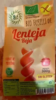 Bio fusilli de lenteja roja