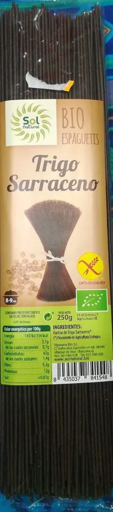 Boi Espaguetis Trigo Sarraceno