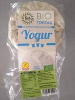 Tortas de arroz bañadas con yogur