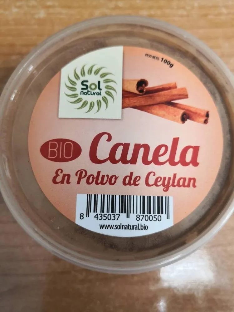 Canela en polvo de Ceylan