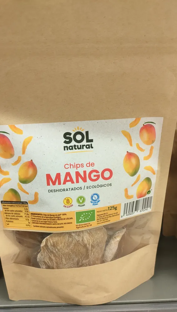 Bio chips de mango