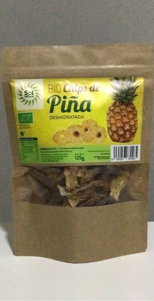 BIO Chips De Piña Desidratada