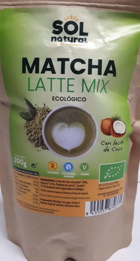 Matcha latte mix