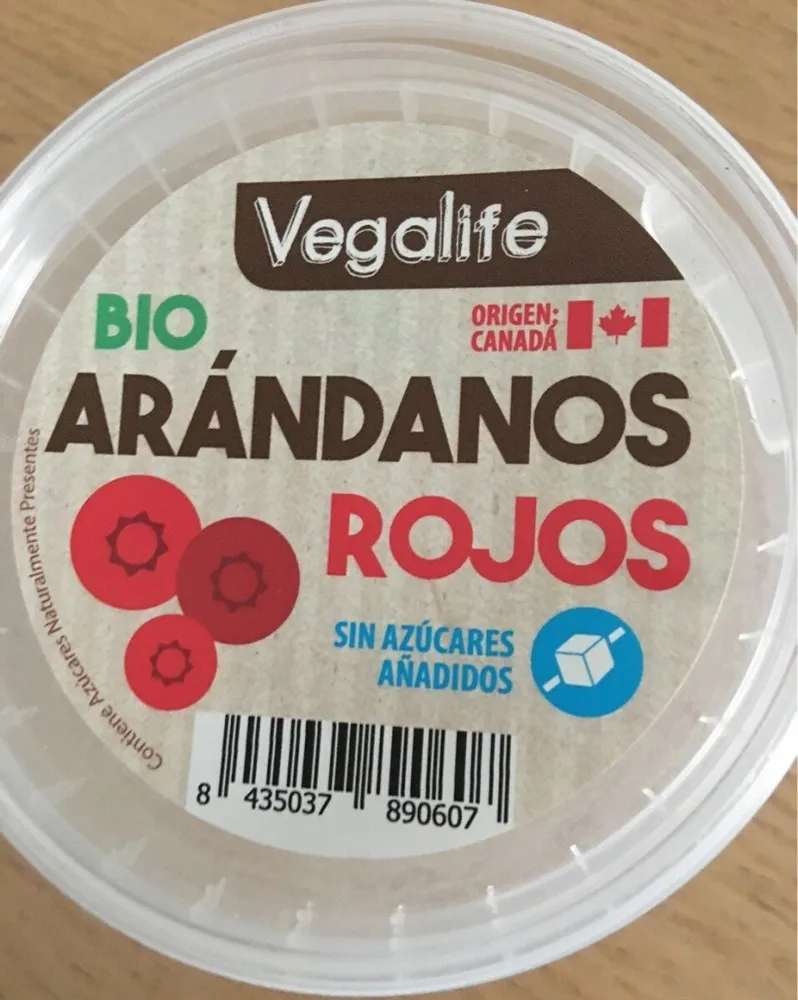 Arandanos rojos