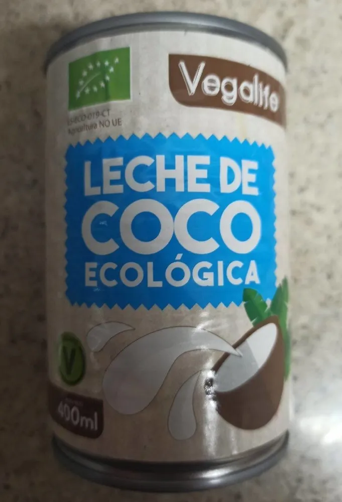 Leche de coco ecológica
