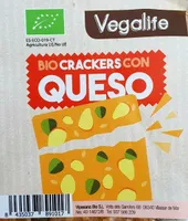 Biocrackers con queso