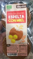 Bio obleas de espelts con miel
