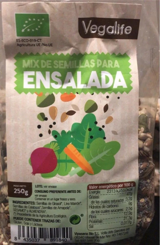 Mix de semillas para ensalada