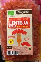 Fusilli de lenteja roja
