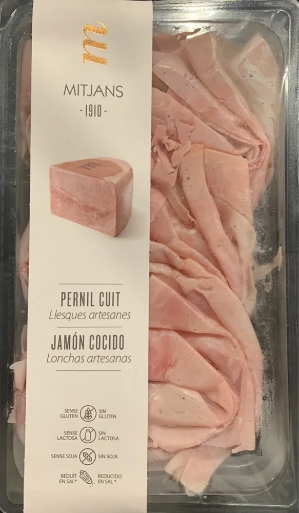 Jamón cocido Raza Duroc lonchas artesanas