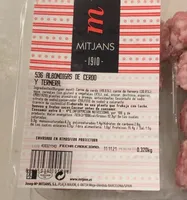 Albondigas cerdo y ternera