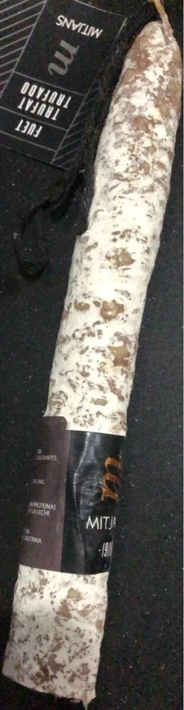 Fuet con trufas