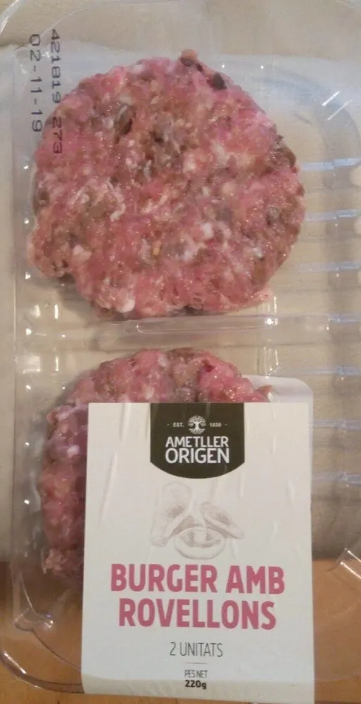 Burger amb rovellons