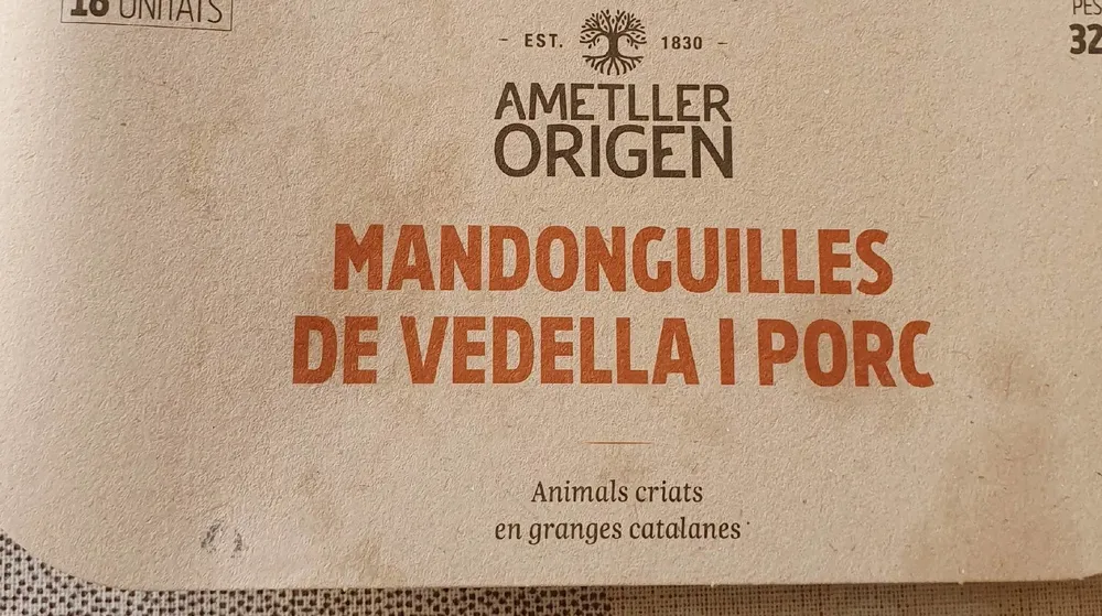 Mandonguilles de vedella i porc