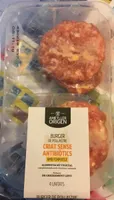 Burguer de pollo criado sin antibioticos con queso