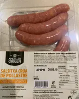 Salsitxa crua de pollastre (sense antibiotics)