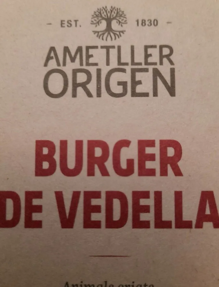 Burguer de vedella