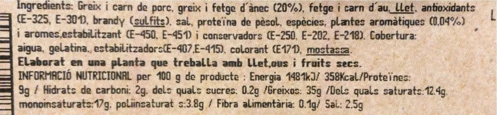 Pate d’Ànec a les fines herbes