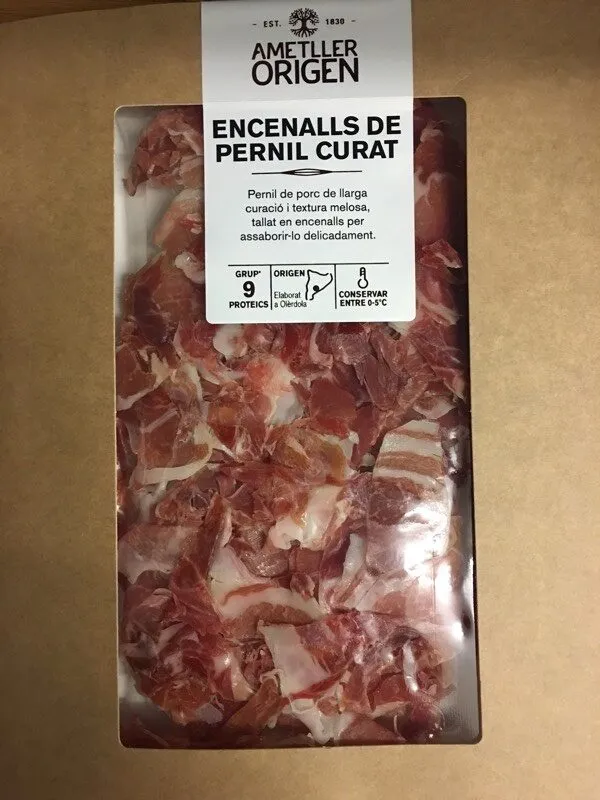 Encenalls de pernil curat