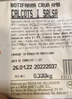 Botifarra crus amb calçots