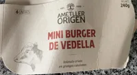 Mini burger de vedella