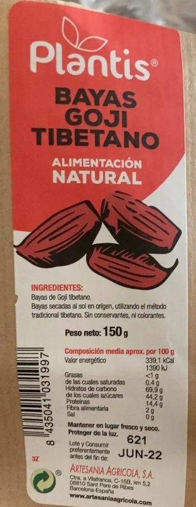 Bayas de goji tibetano