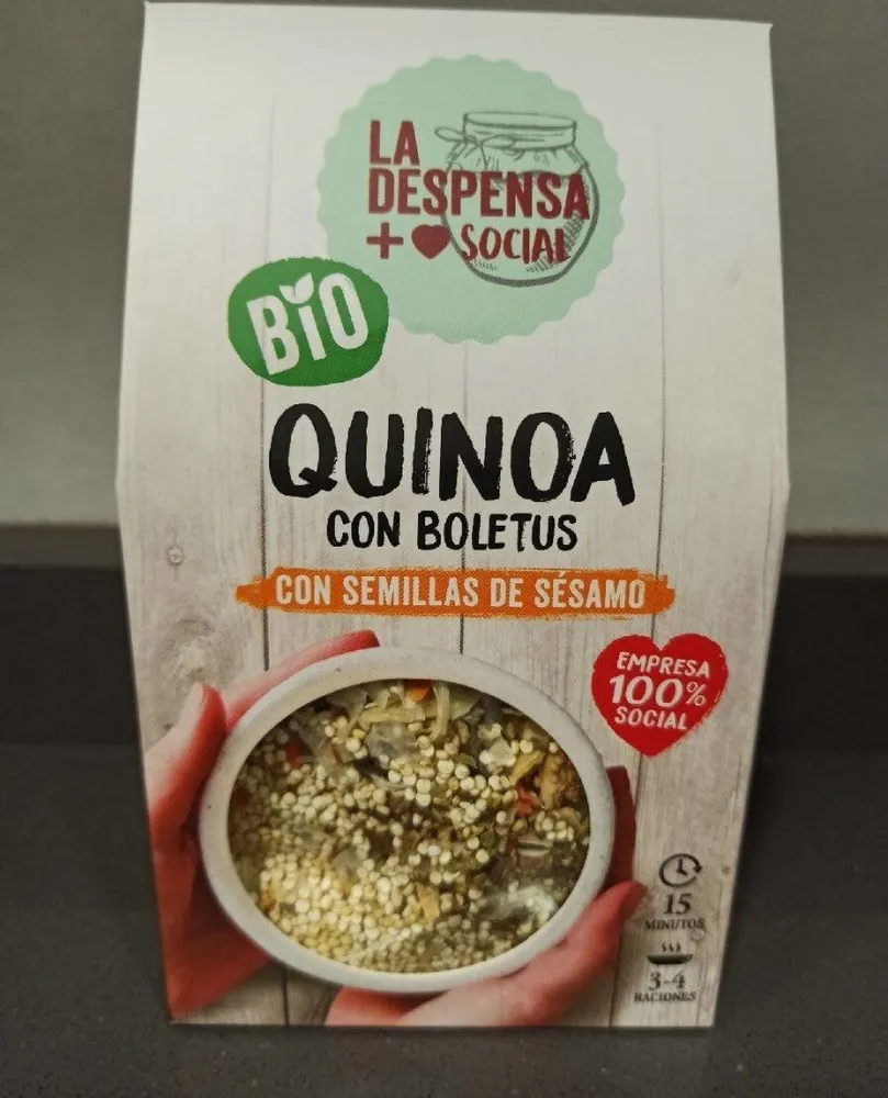 Quinoa con boletus