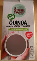 Quinoa con calabacín, tomates y chía