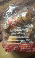 Mini magdalenas con pepitas de chocolate