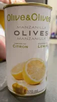 Manzanilla olives stuffed with lemon