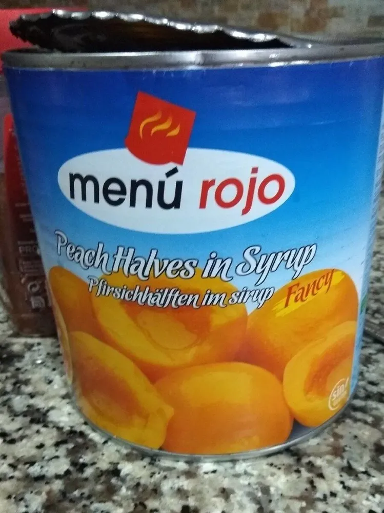 Melocotón mitades en almibar