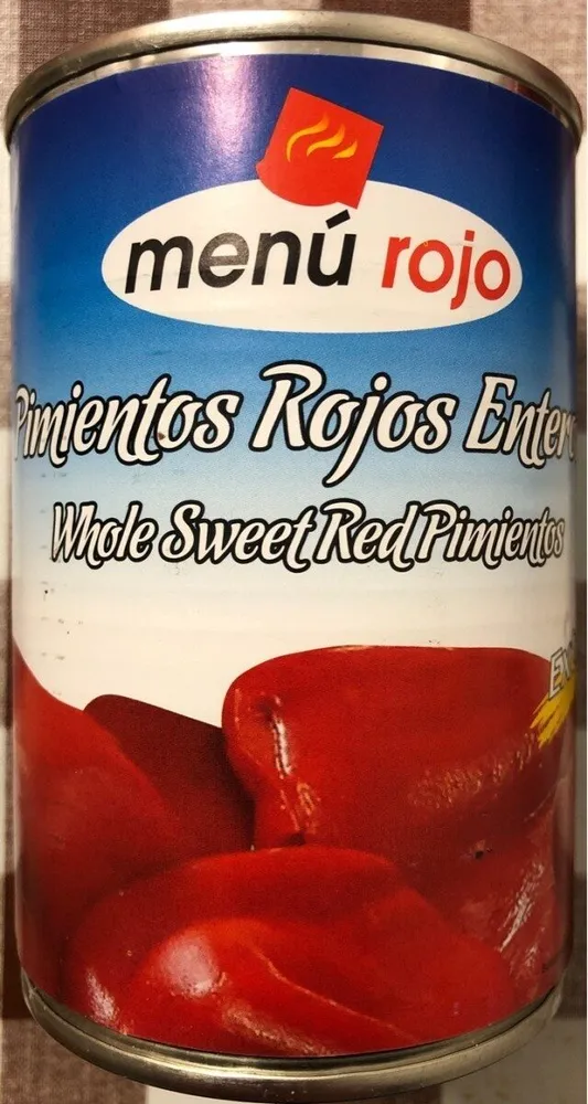 Pimientos rojos enteros