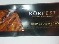 Trenza de crema y cacao