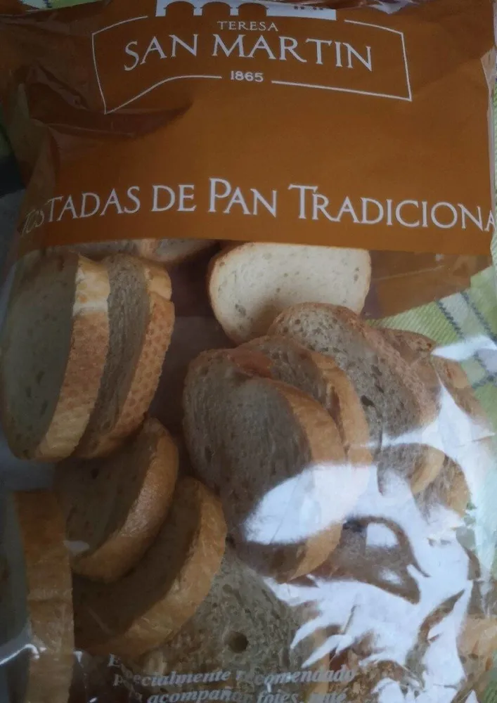 Tostadas de pan tradicional