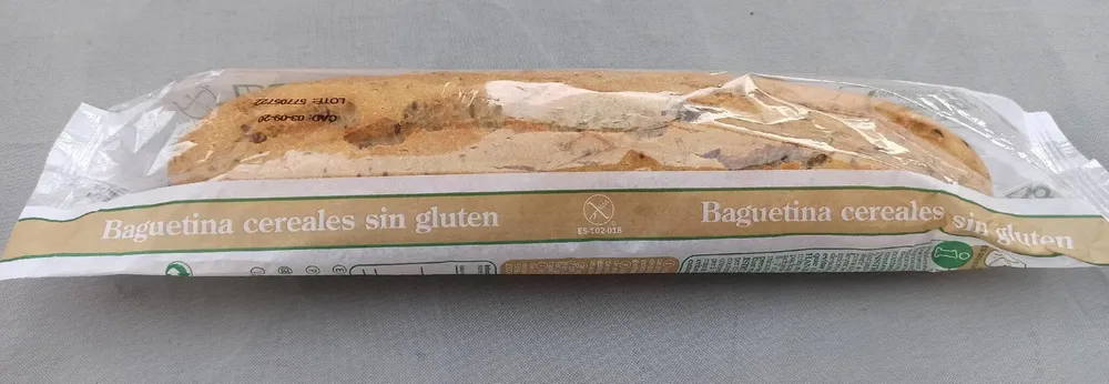 Betina. Baguetina cereales sin gluten