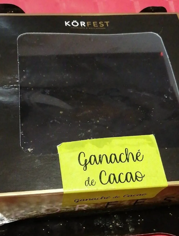 Ganaché de cacao