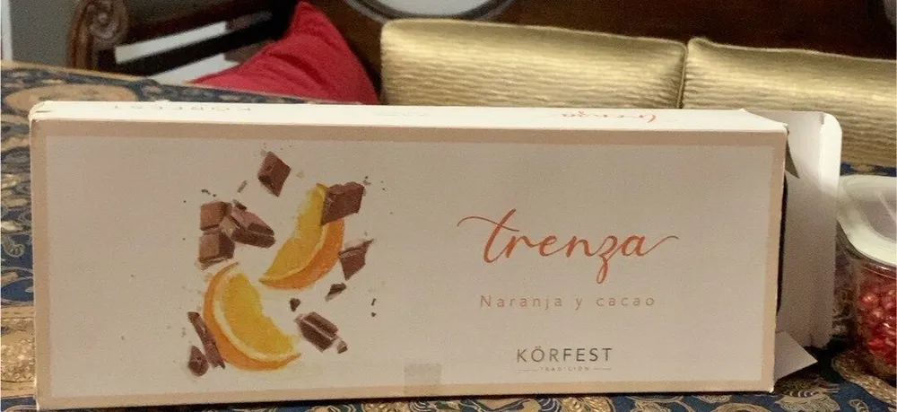 Trenza naranja y cacao