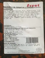 Salchichas de jalapeños y cheddar