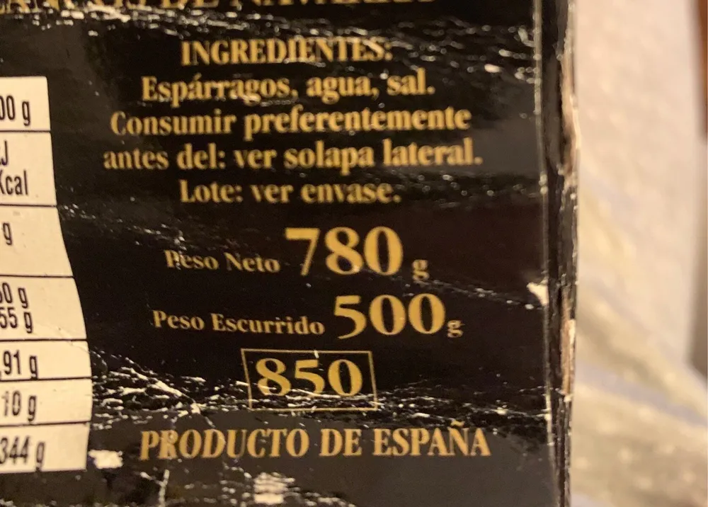 Esparrago de Navarra extra