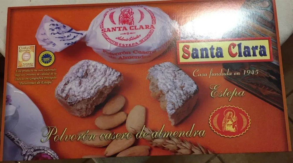 Polvorón casero de almendra