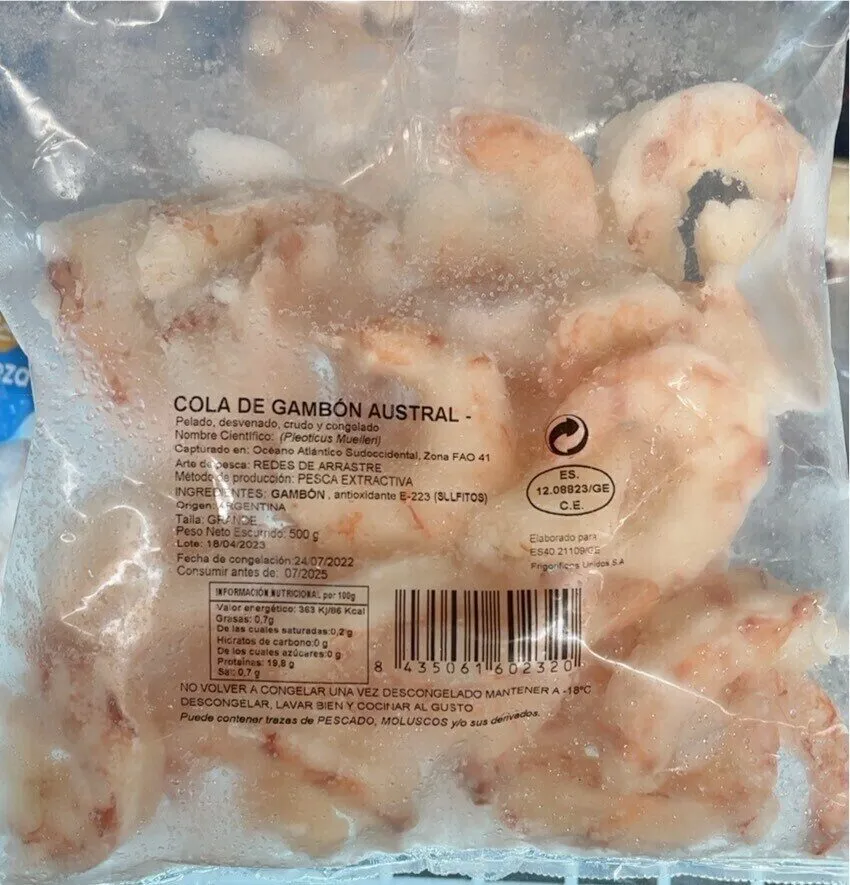 Cola de gambón austral
