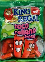 Taco relleno de fresa