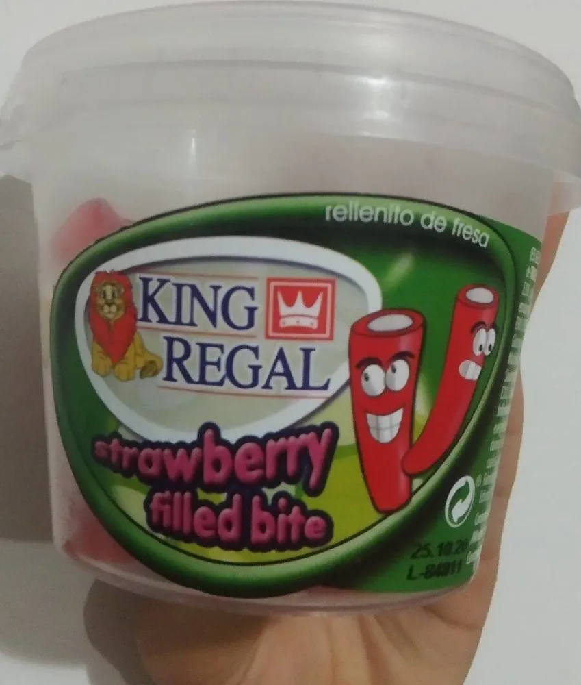 Strawberry filled bite
