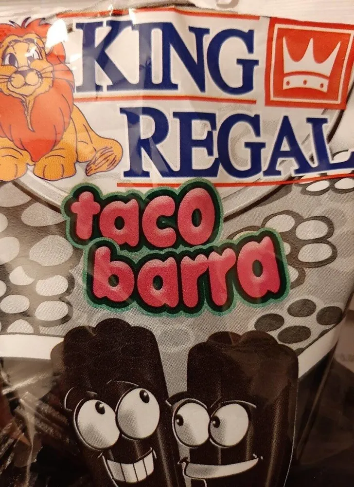 Taco barra regaliz