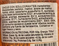 Chicles frutas