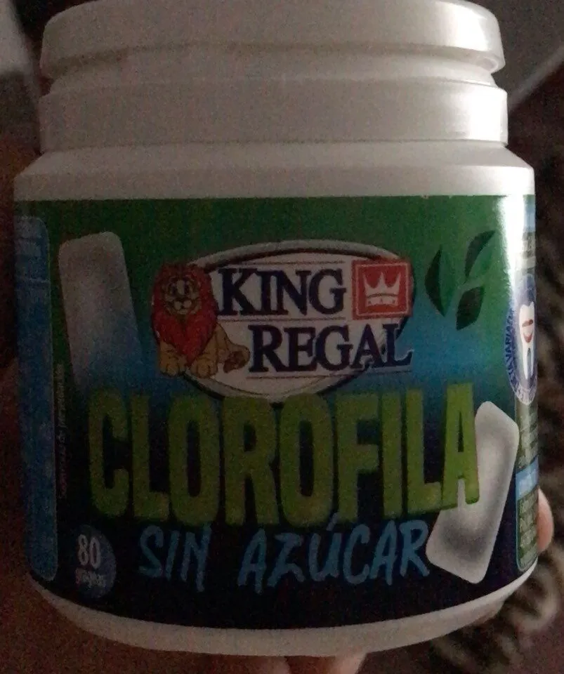 Chicles clorofila sin azúcar