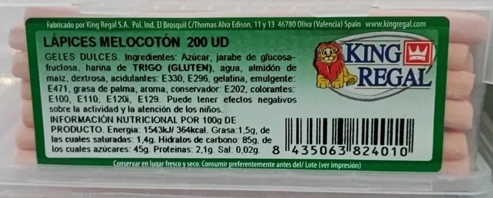 Lapices melocoton