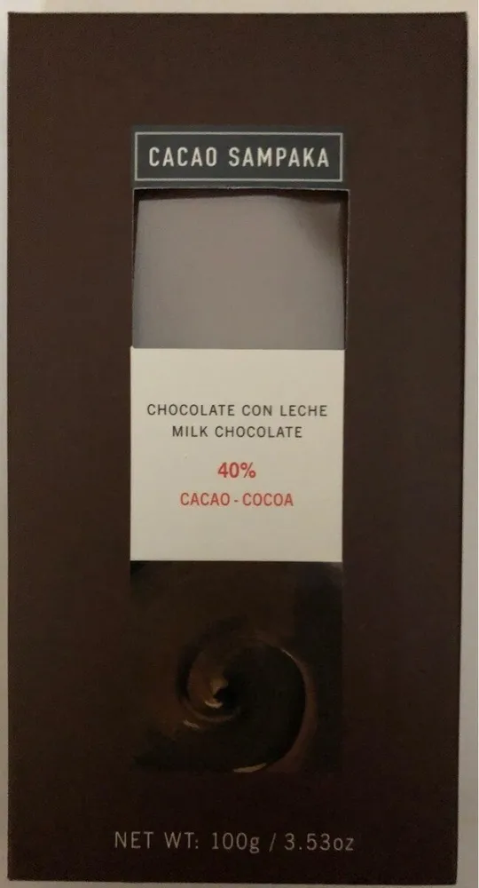 Chocolate con leche 40% cacao