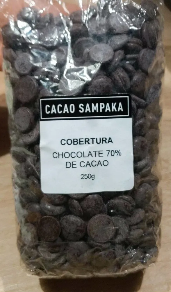 Chocolate 70% cobertura de cacao